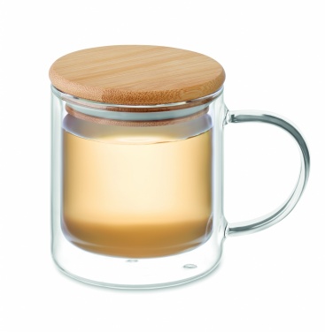 Logo trade corporate gift photo of: Double wall borosilicate mug