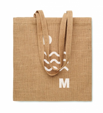 Logotrade promotional merchandise photo of: Jute long handled shopping bag