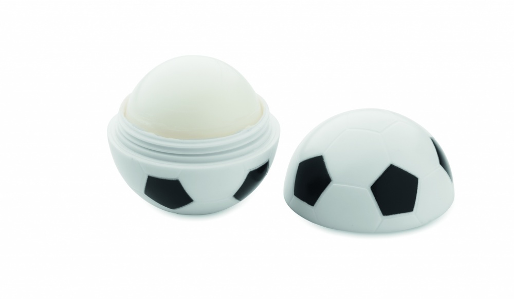 Logo trade promotional gifts image of: Lip balm in football shape