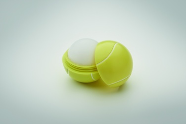 Logo trade corporate gift photo of: Lip balm in tennis ball shape