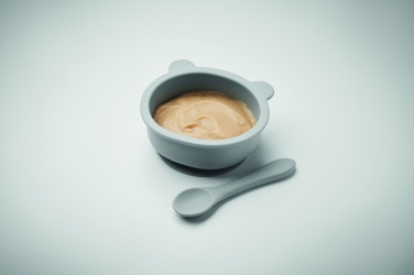 Logo trade promotional item photo of: Silicone spoon, bowl baby set