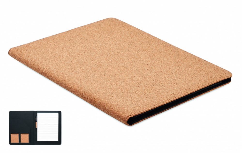 Logo trade promotional products picture of: A4 cork conference folder