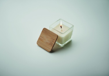 Logotrade promotional merchandise photo of: Squared fragranced candle 50gr