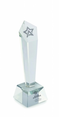 Logo trade promotional products image of: Crystal award in a gift box