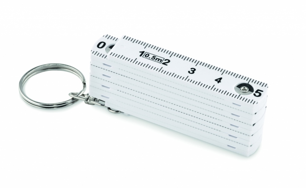 Logotrade corporate gift image of: Carpenters ruler key ring 50cm Kotka