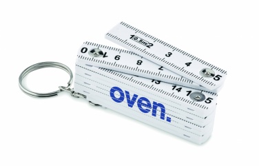 Logo trade business gift photo of: Carpenters ruler key ring 50cm Kotka