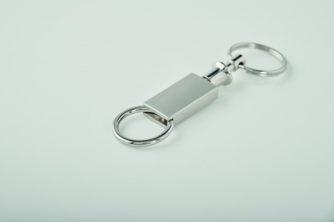 Logo trade promotional giveaways image of: Pull apart split key ring Kajaani