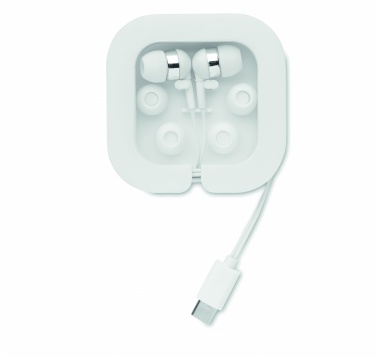 Logotrade promotional giveaway image of: Ear phones with silicone covers