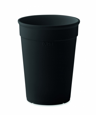 Logo trade promotional products image of: Recycled PP cup capacity 250 ml