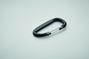 Logo trade promotional item photo of: Carabiner clip in aluminium.