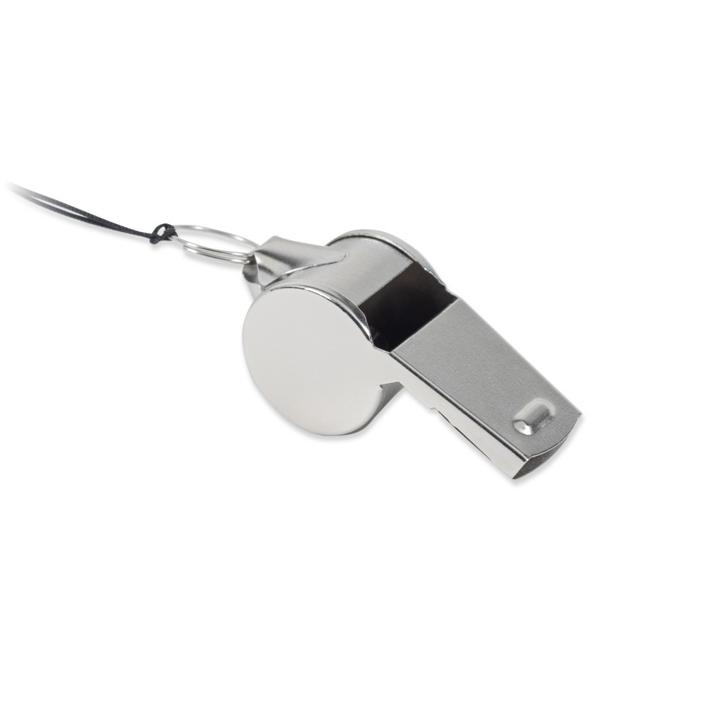 Logo trade advertising products picture of: Metal whistle