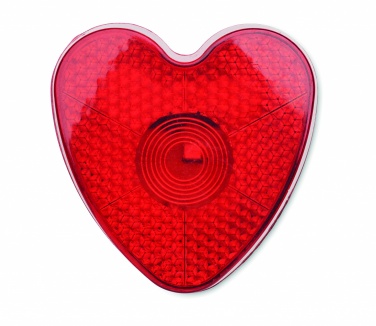 Logo trade promotional gift photo of: Heart shaped reflector light