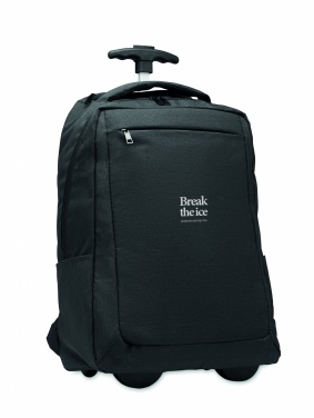 Logotrade promotional merchandise picture of: 480D RPET backpack trolley