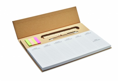 Logo trade promotional items image of: Weekly desktop planner