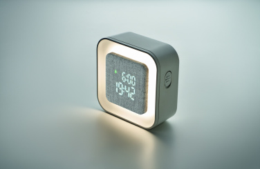 Logo trade promotional giveaways image of: Recycled ABS/RPET alarm clock Stuttgart