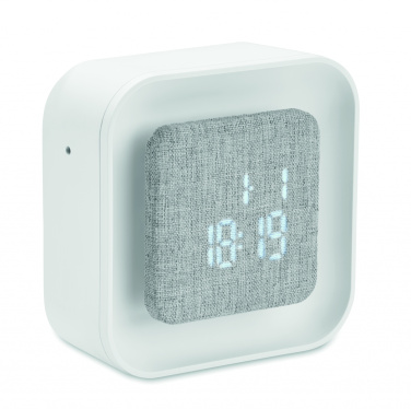 Logo trade advertising products picture of: Recycled ABS/RPET alarm clock