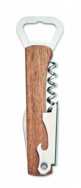 Logotrade business gift image of: 3 in 1 bamboo bottle opener