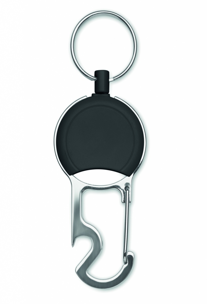 Logo trade advertising products image of: Retractable badge holder set