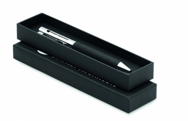 Logo trade promotional giveaways image of: Metal twist ball pen in box