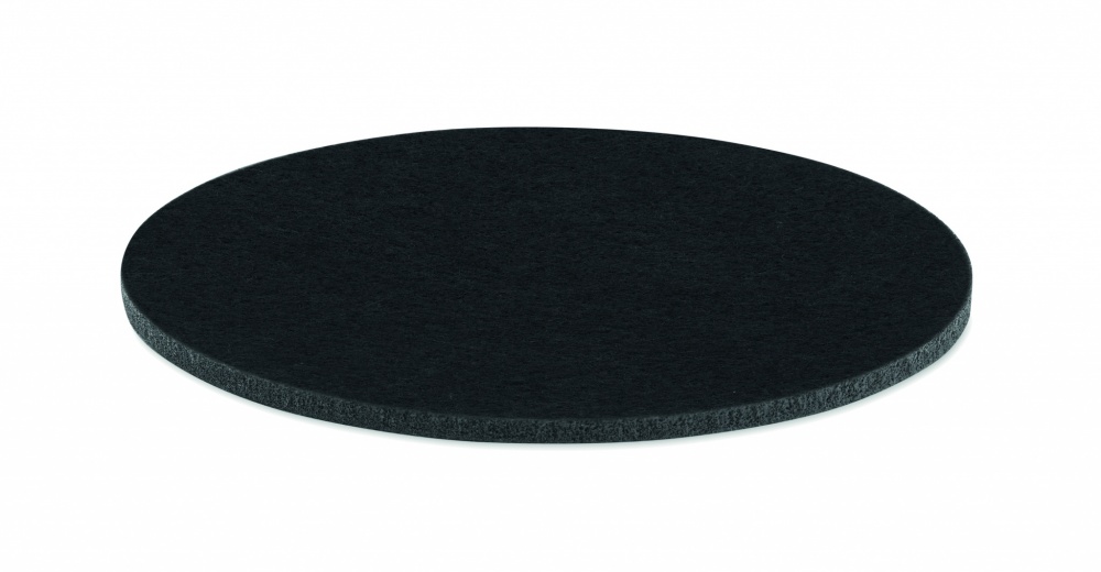 Logo trade promotional gift photo of: Round coaster in RPET felt