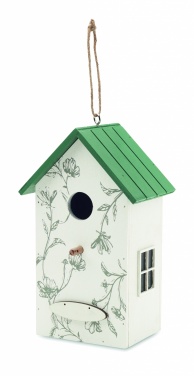 Logo trade promotional merchandise photo of: Bird house in plywood