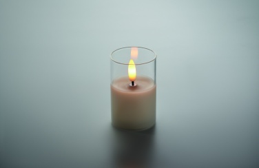 Logotrade promotional merchandise picture of: LED wax candle in glass holder