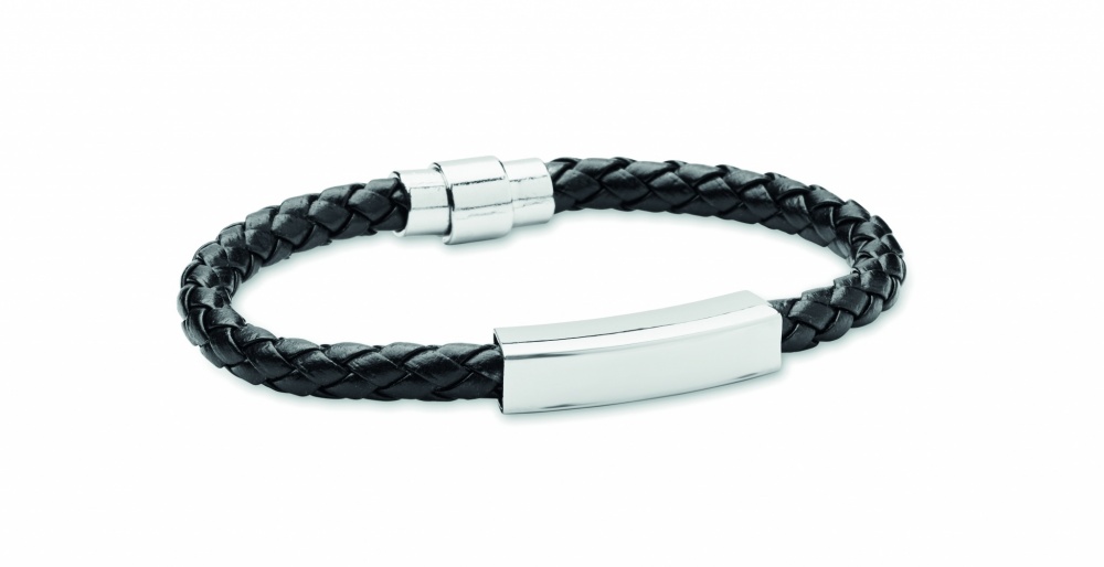 Logotrade promotional merchandise image of: Braided faux leather bracelet