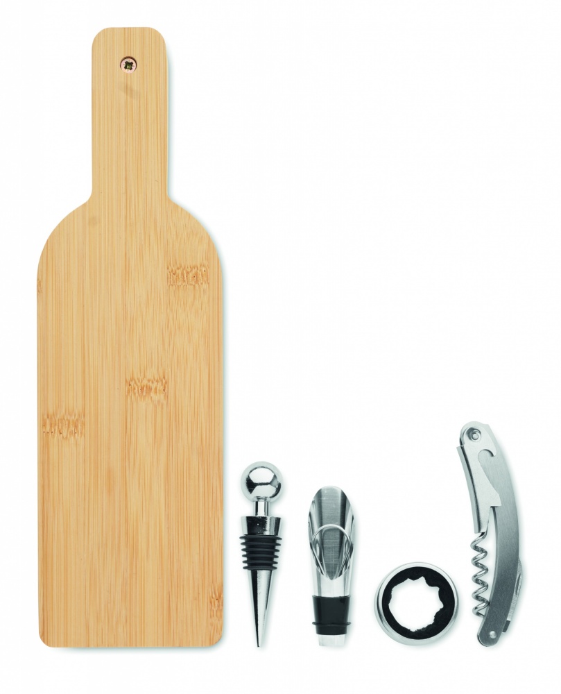 Logotrade promotional giveaway image of: Bottle shaped wine set