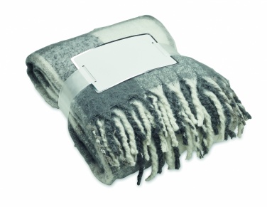 Logo trade promotional items picture of: Chequered mohair blanket