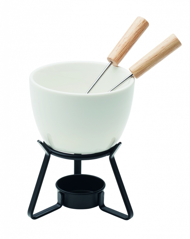 Logo trade promotional merchandise photo of: Ceramic fondue set 240 ml