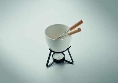 Logotrade promotional product image of: Ceramic fondue set 240 ml