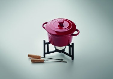 Logo trade corporate gifts picture of: Ceramic fondue set 300 ml