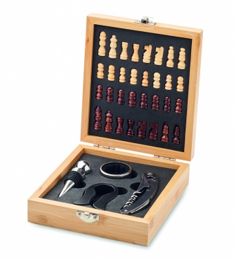 Logotrade corporate gift picture of: Chess board wine set