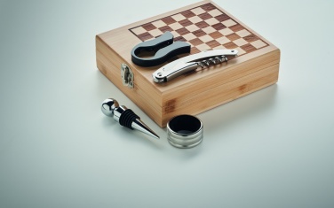 Logo trade advertising products image of: Chess board wine set