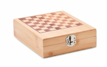 Logo trade corporate gift photo of: Chess board wine set