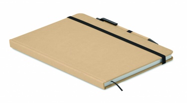 Logo trade promotional items picture of: A5 notebook in recycled carton