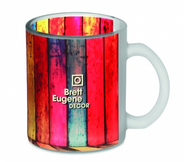 Logotrade promotional products photo of: Glass sublimation mug 300ml