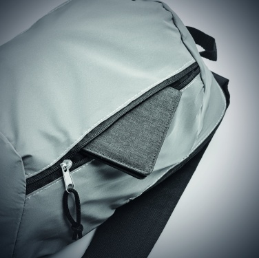 Logo trade promotional giveaway photo of: High reflective backpack 600D