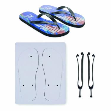 Logo trade promotional item photo of: Sublimation beach slippers