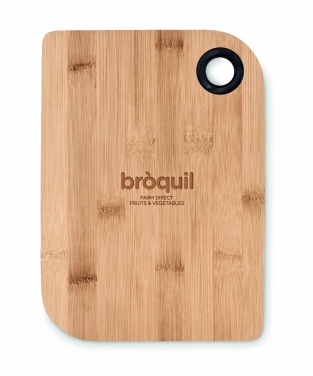 Logo trade corporate gifts image of: Bamboo cutting board BAYBA CLEAN