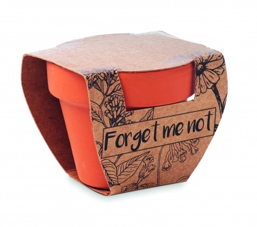 Logotrade promotional item picture of: Terracotta pot 'forget me not'