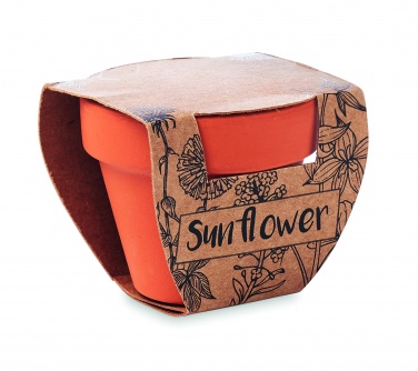 Logotrade promotional items photo of: Terracotta pot 'sunflower'