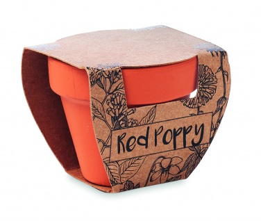 Logo trade promotional product photo of: Terracotta pot 'poppy'