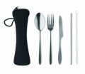 Cutlery set stainless steel, Black