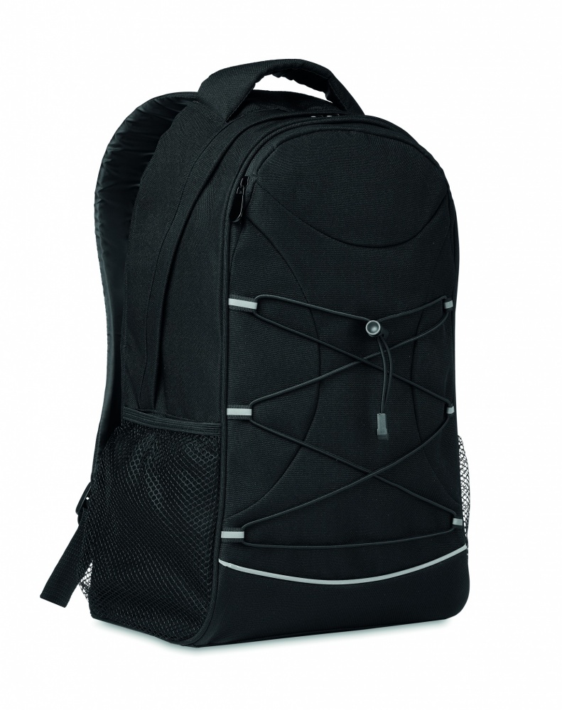 Logo trade promotional merchandise picture of: 600D RPET backpack