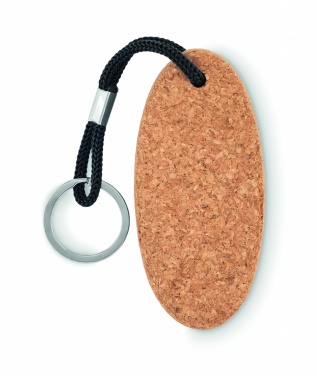 Logo trade business gift photo of: Floating cork key ring