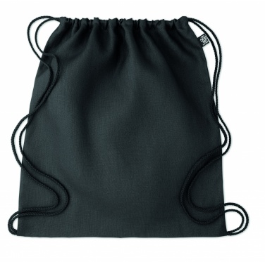 Logo trade promotional merchandise photo of: Hemp drawstring bag 200 gr/m²