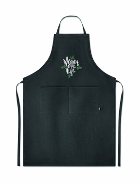 Logo trade corporate gifts picture of: Hemp adjustable apron 200 gr/m²