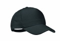 Hemp baseball cap 370 gr/m², Black