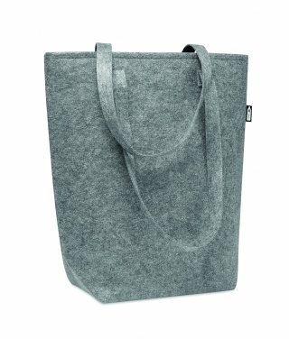 Logotrade promotional giveaway image of: RPET felt shopping bag